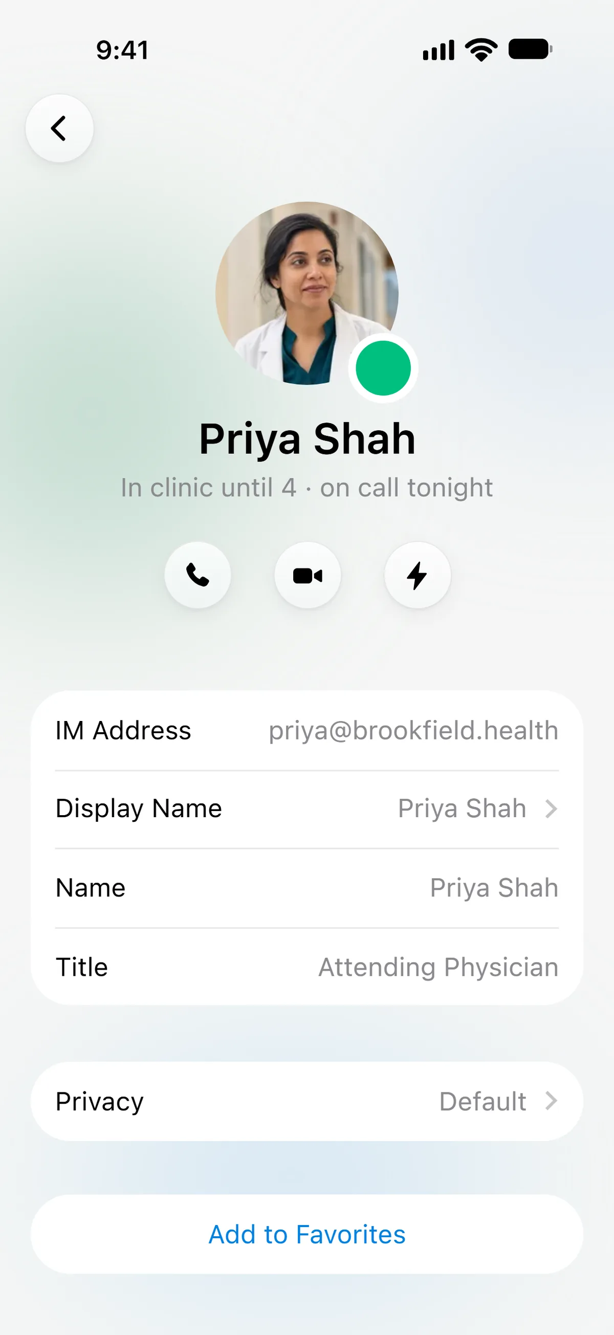 Glass info screens