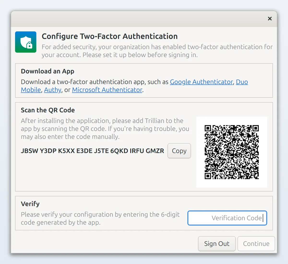 Scan the QR code